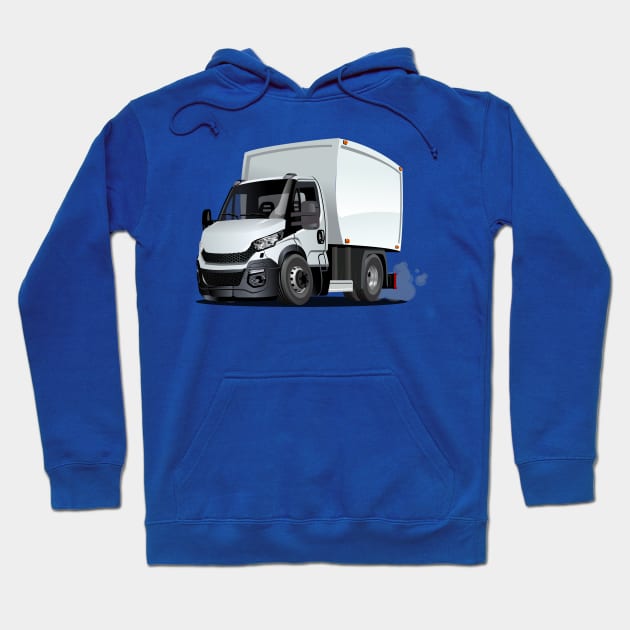 Cartoon truck Hoodie by Mechanik